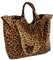 BAUIOREAD Hobo-Tasche mit Leopardenmuster, große Kapazität, Slouch-Tragetasche für Damen, leicht und langlebig, perfekt für Arbeit/Reisen, stilvolle Umhängetasche für den täglichen Gebrauch