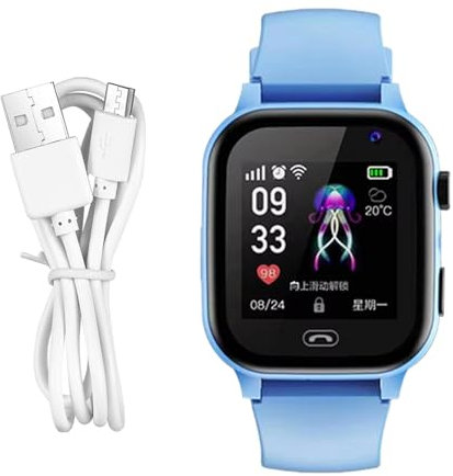 Orologio Per Cellulare Per Bambini - Orologio Per Cellulare Per Bambini - Smartwatch Con Posizione GPS - Smartwatch Per Bambini 4G Con Batteria Ricaricabile, Fotocamera Per Ragazzi E Ragazze