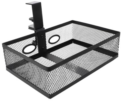 IMIKEYA Metall-ablagefach Unter Dem Schreibtisch 360 ° Drehbar Für Bleistifte Schubladen Büro-organizer Ablage Versteckter Schrank