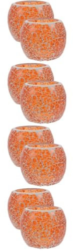 Garneck Portacandele in Con Motivo A Mosaico 4 Pezzi Per Decorazioni Da Camera E Occasioni Speciali 2 Pezzi*4