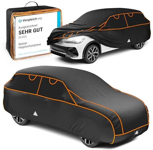 Walser Hagelschutz Auto Abdeckplane, TÜV Geprüfte Perma Protect für SUV/Van, Größe 8 Mit Auszeichnung Sehr Gut