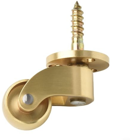 Messing-Lenkrollen mit 360-Grad-Drehgelenk, ideal für kleine Möbelstücke (T4924)