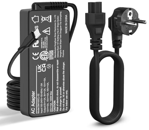 100W USB C Chargeur Compatible avec Mac Book Pro 16 15 14 13, Air 13 2024 2023 2022 2021 2020,Remplaçant pour Tous Les Adaptateurs Type C, Prend en Charge 96W/90W/87W/65W/45W/30W