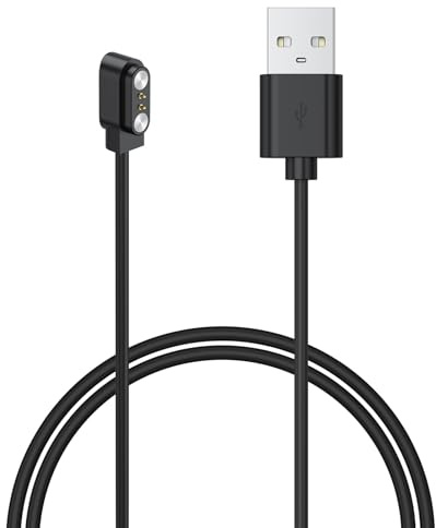 Smart Watch Charger Cable compatible with AEAC, Fitpo lo, GRV, Letscom, Letsfit, Lifebee, Teminice, Tensky, VeryFit, VeryFitPro, Willful, Woneligo, Yamamy, ID205L, ID208BT, IDW13 etc. (USB A 50cm)