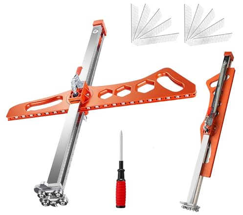 Gipskarton Schneidehilfe,Trockenbau Schneidewerkzeug,Faltbarer Trockenbau Schneider,Gipskarton mit Skala schneiden, Der Schnittbereich Liegt Zwischen 1,5 Cm und 60 Cm, Trockenbau Werkzeug