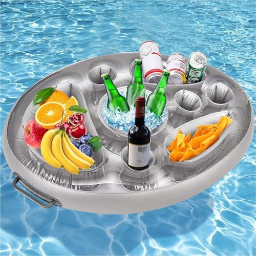 Aufblasbarer Getränkehalter,Untersetzer Schwimmende Getränkehalter Pool Untersetzer,Schwimmende Coasters,Schwimmende Tablett,Schwimmende Getränkehalter