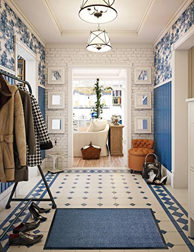 Doortex Schmutzfangmatte Fußmatte advantagemat, 120 x 180 cm, Blau, für den Innenbereich