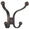 InterDesign York Lyra Wandhalterung Quad Haken Rack, chrom, Bronze, S
