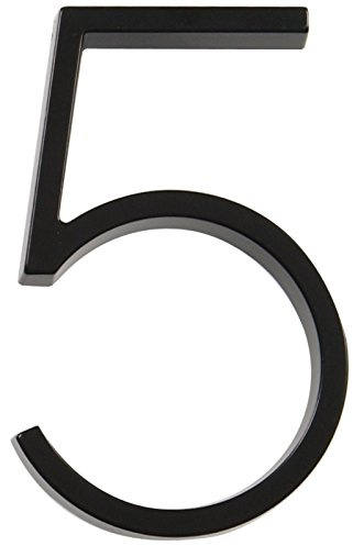 Distinctions by Hillman 843195 5-Inch Floating Mount House Black, Number 5