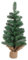 VBS Tannenbaum künstlich ca. 65cm Weihnachtsbaum Christbaum Weihnachten Tischdeko Jutesack naturgetreu weiche Nadeln