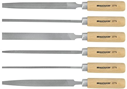 MATADOR, Set di lime, 6 pz. 150 mm, 0779 0001