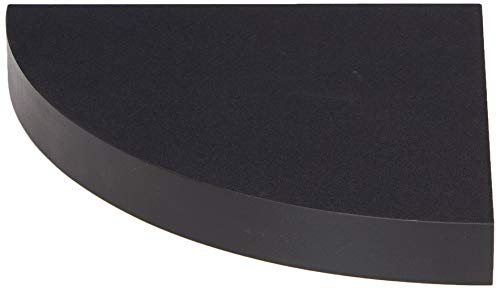 Modul'Home Eckregal, MDF/Spanplatte, schwarz, 25x25x3,4cm