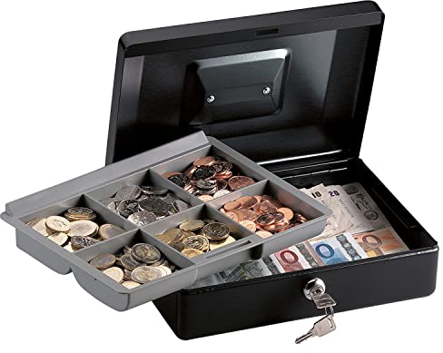 MASTER LOCK Geldkassette [Schlüssel] [Tragegriff] [Münzbrett] CB-10ML - Sichern und Organisieren Geld