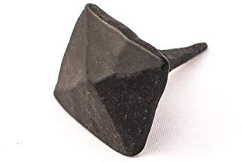 Antikas | Geschmiedete Nägel | Nagel aus Schmiedeeisen | Ziernagel | viereckiger Kopf | 25 x 25 x 8mm | Eisennagel|