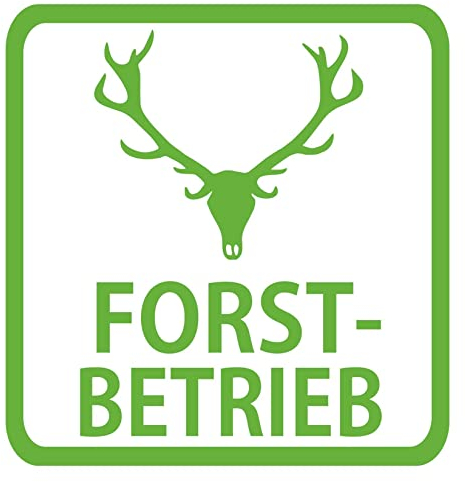 1A Style Sticker Forst-Betrieb Aufkleber Förster Jäger Hirsch Wild REH Aufkleber