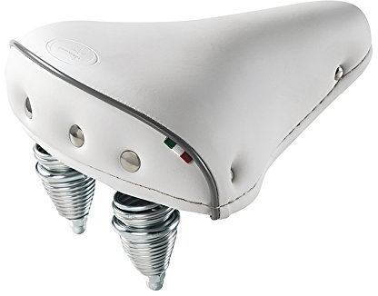 Selle Montegrappa Fahrradsattel Cruisersattel SM 110 IRIS Federgestell Italy 4 Farben Weiss
