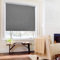 Verdunklungsrollo ohne Bohren Rollos für Fenster B70 x H170 cm (Stoffbreite 65cm) Dunkelgrau Thermo Rollo Klemmfix Verdunkelungsrollo Seitenzugrollo Sicht-und Sonnenschutz Wandmontage