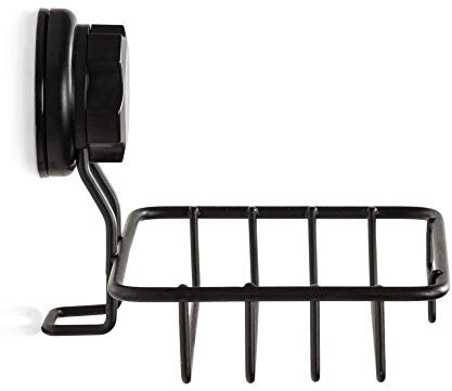 Compactor Bestlock Noir Porte Savon, 13,2 x 12,8 x H 10 cm, RAN9777