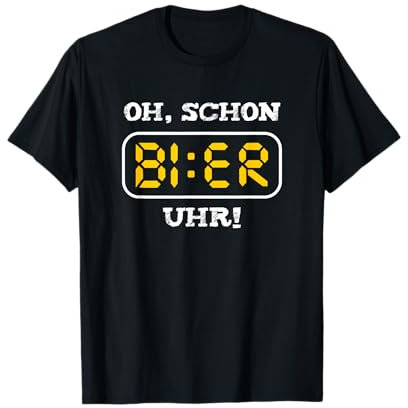 Oh Schon Bier Uhr Biertrinker Geschenkidee Männer Mallorca T-Shirt