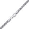 SILVEGO – T76H1P - Collier Mixte - Argent 925/1000 – Chaîne Tressé - Maille Palmier - Largeur 3,4 mm