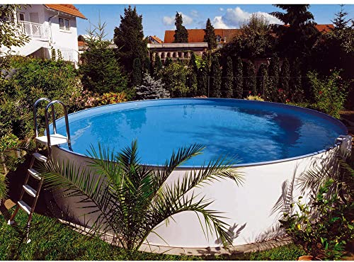 Planet Pool Exklusiv Stahlwandpool Rundform 450 x 120 cm