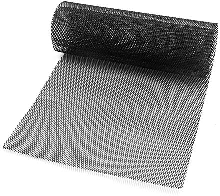 iSpchen Rejilla de Coche, Rejilla de Rejilla de Coche, Aleación de Aluminio, Rejilla Frontal, Hoja de Inserción, Rejilla, Cuerpo, Parachoques, Rejilla, Rejilla de Carrera, Rejilla, Malla 100x33cm