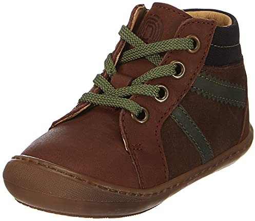 Däumling Jungen Susan Lauflernschuh, Braun, 24 EU Schmal