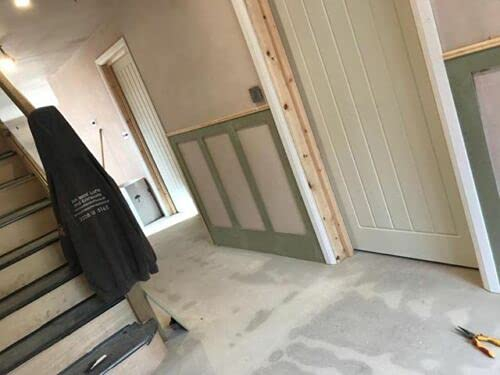 Georgian Style Wall Panelling Pack Moisture Resistant 113cm - 120cm h x 2.37m w