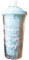 550 ml Créatif Rainbow Plastic Water Cup Double couche brillant Quicksand Paillettes Tasse à boire avec couvercle en paille Verres pour jus de café Tasse de voyage pour enfants