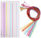 Coopay Tunesische Häkelnadel Set, 12 Stück Bunt Tunesisch Häkelnadeln mit Seil und 11 Stück Aluminium Tunesische Stricknadeln Häkeln, Leicht Tunesische Häkelnadelset für Anfänger, Afghan Häkelnadeln