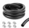 URAQT Kit Tubo Benzina 1 Metri Ø 8mm, Tubazioni e Tubi per Alimentazione Moto, Linea Gas Carburante con 6pcs Fascette Stringitubo, Tubazioni Benzina per Trasporto Benzina, Cherosene, Diesel, Olio