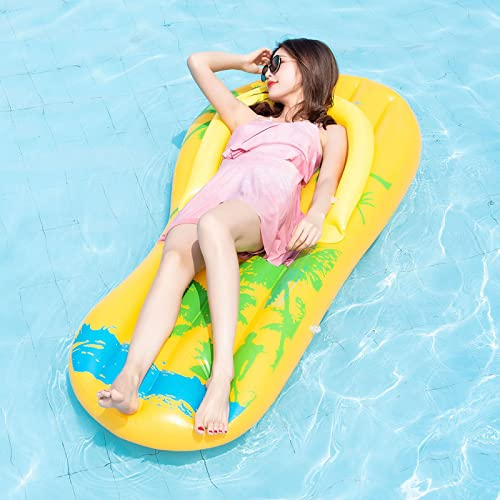AADECOR Ciabatte Gonfiabili Giganti Piscina Galleggiante - Divertenti galleggianti per Piscina - Summer Pool Party Lounge Rafts Decorazioni Giocattoli per Bambini e Adulti