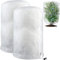HIQE-FL 2 pièces Housse Hivernage Plante,60 X 80 cm Tissu Non Tissé Housse Hivernage Plante,Épaissir Housses de Protection pour Plantes,Housse d'hivernage Plante Réutilisable