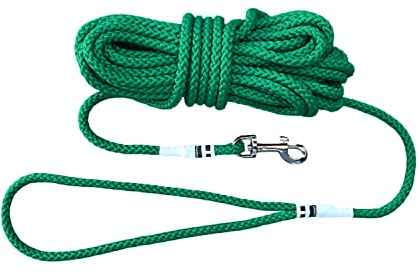 Hummelt Universalleine Schleppleine Leine 8mm 30m grün mit Handschlaufe