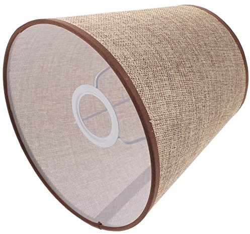 Lurrose Home Decor Leinen Lampenschirm Für Boden Tisch Schreibtisch Lampe E27 Basis Weichen Stoff Abdeckung