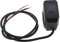 EMSea Interruttore per manubrio moto, 22 mm, 7/8 pollici, interruttore a pulsante impermeabile 12 V, interruttore on/off con indicatore LED blu