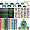 Beamely Party Mitgebsel Kindergeburtstag, 40 Stück Videospiel Spielzeuge mit Slap Armbänder, Aufklebern, Schlüsselanhänger, Candy Tüten für Jungen MädchenGeburtstagsgeschenk Favors