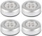 GUIYANIU 4 Pcs Touch Activated LED Push Lights Tap Touch Lamp LED Battery-Powered Wireless Night Light for Kitchen Stairs & Storage Rooms