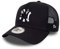 New Era New York Yankees Fan Kappe MLB Dunkelblau gebogener Schirm verstellbar Trucker - One-Size