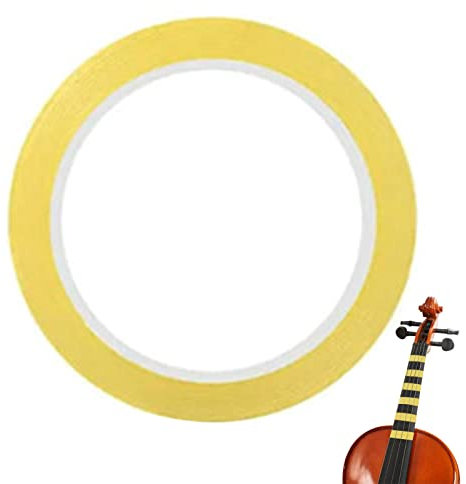 Facynde Violinband Griffbrett | Violin Tape Fingerboard Fingering Tape Violin Aufkleber,Keine Spur Links, Violin-Griffbrett-Aufkleber, Cello-Fingerführungen für Anfänger