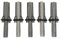 Handwerkzeug zum spalten,MYAYD 5 Stück/Set 16 mm Dübelkeile, Strapazierfähig, Manueller Steinspalter für Bildhauer,Gehweg, Abbruch, Hausrenovierung-Schwarz