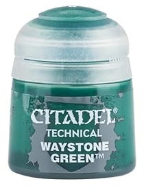 Citadel Games Workshop Waystone Green Paint - Wh Colour - Technical Model Paint - 12ml