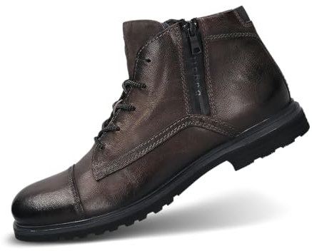 bugatti Herren-321-A0U3L-3500-1100-Stiefel Kaltfutter,dark grey,40