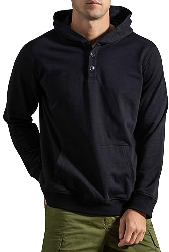 Essentials Hoodie Herren, Herren Basic Hoodie Sweatshirt Kapuzenpullover Hoodies Teenager Oversize Langarm Pullover Kapuzenjacke mit Tasche Casual Herbst Winter Streetwear Pulli Oberteile 06