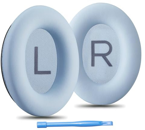 AHG QuietComfort Replacement Ear Pads Cushions Compatible with Bose QuietComfort Noise Cancelling Headphones (Moonstone Blue). Premium PU Leather | Easy Installation | Superior Comfort/Durability