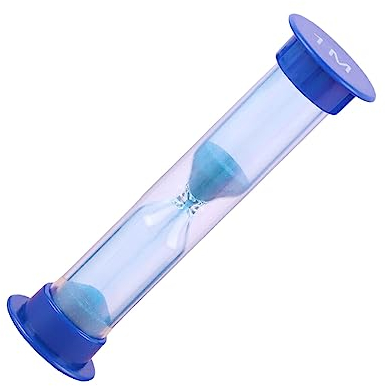 dijiusidy Sanduhr 30S/1/2/3/5/10 Minuten Sanduhr Sanduhr Desktop Ornament Kinder Schule Schreibtisch Dekoration Sanduhr, Blau, 1 Minute