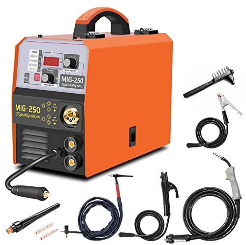 Saldatore MIG 250A 3 in 1 Combo MMA/MIG/LIFT Saldatore TIG Apparecchiatura portatile per saldatura a flusso continuo - Saldatrice MIG-130