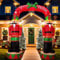 Fayavoo 8FT Christmas Inflatables Outdoor Decorations, Large Nutcracker Soldier Archway Blow Up Yard Decorations with LED Lights, Giant Inflatable Archway for Outdoor Christmas Holiday Garden Lawn