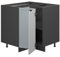 Vicco Corner cabinet Fame-Line, Light blue-grey, 80.5 cm, WT Oak