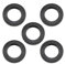 FINBe Knurled Microphone Bracket Nut Microphone Bracket Nut 5/8''-27 Double Lock Nut for Microphone Screws 5PCS